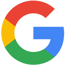 A Google "G" icon on the button to sign in with Google.